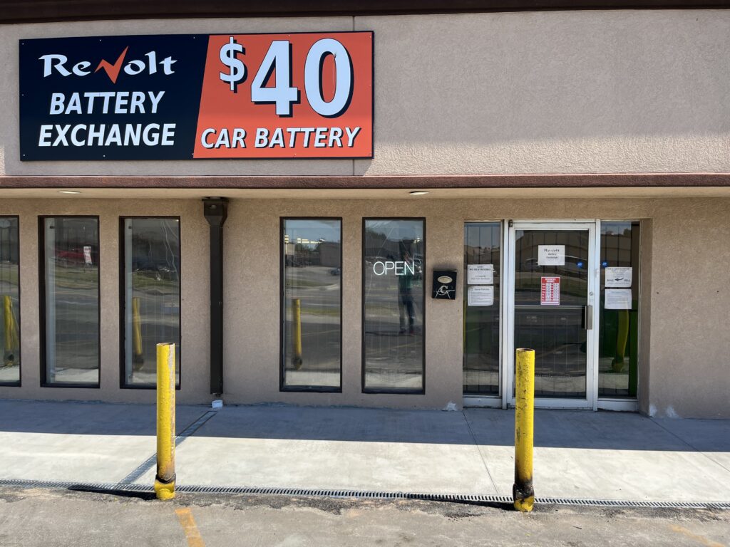 New ReVolt Battery Exchange used battery store in Oklahoma City